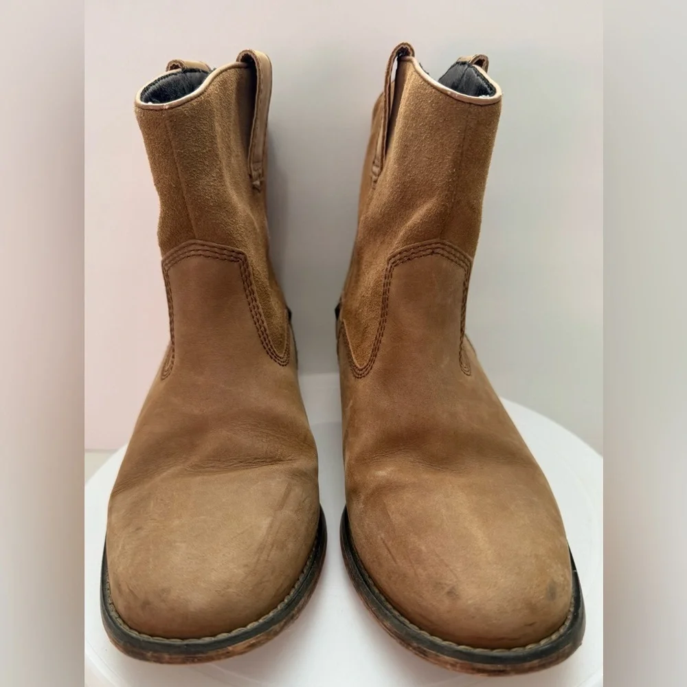 Santa Fe Boot Co. Leather Ankle Boots - Size 8 - Picture 4 of 11